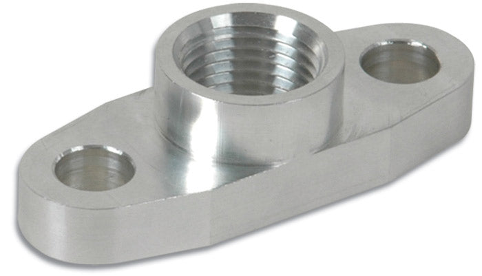 Billet-Aluminum-Oil-Drain-Flange-(T3-T3T4-And-T04)---Tapped-12In-Npt