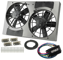 Load image into Gallery viewer, Powerpack---High-Output-Dual-11-Rad-FanAlum-Shroud-Kit-W-Pwm-Controller