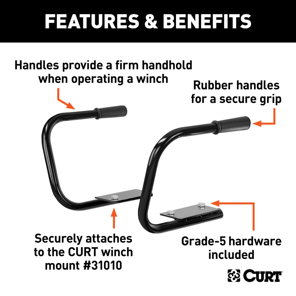 CURT 31005 CURT 31005 Trailer Hitch Winch Mount Handles - Truck Part Superstore