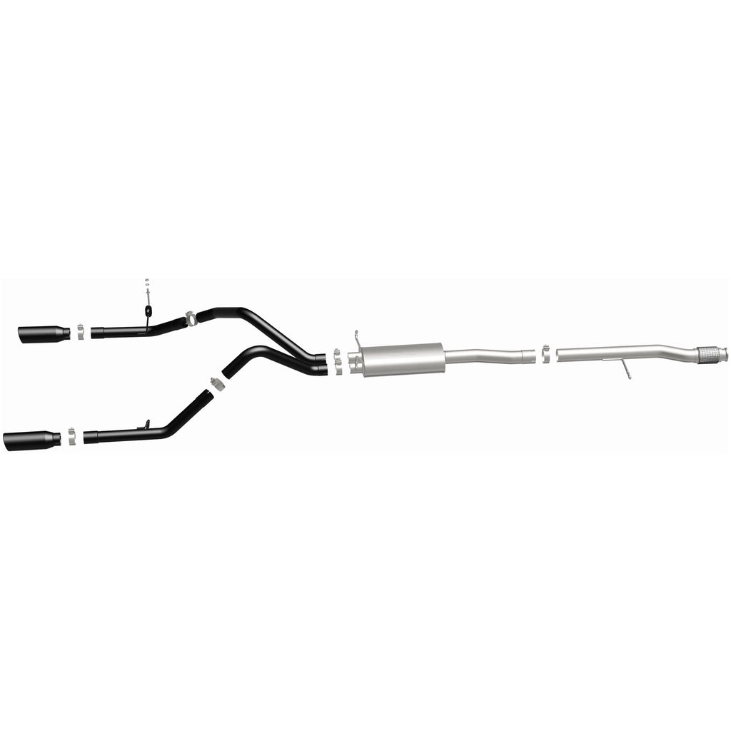 MagnaFlow Exhaust Products 15361 Street Series Black Coated Cat-Back System for Select Chevrolet Silverado 1500, Chevrolet Silverado LD, GMC Sierra 1500, GMC Sierra Limited