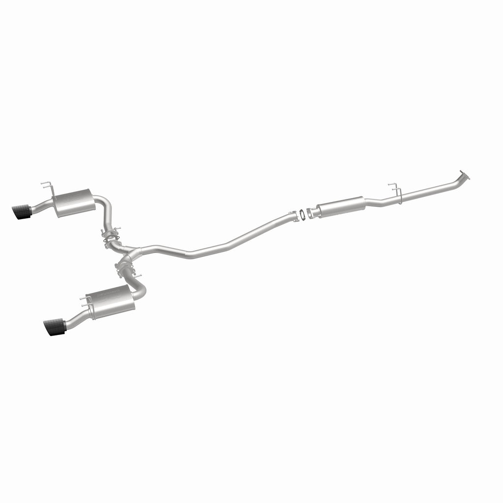 MagnaFlow Exhaust Products 19612 NEO Series Carbon Fiber Tips Cat-Back System for Select Honda Civic