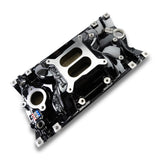 Edelbrock 2716-BP  Perf Eps Manifold For Small-Block Chevy Vortec, Black Plasma Finish