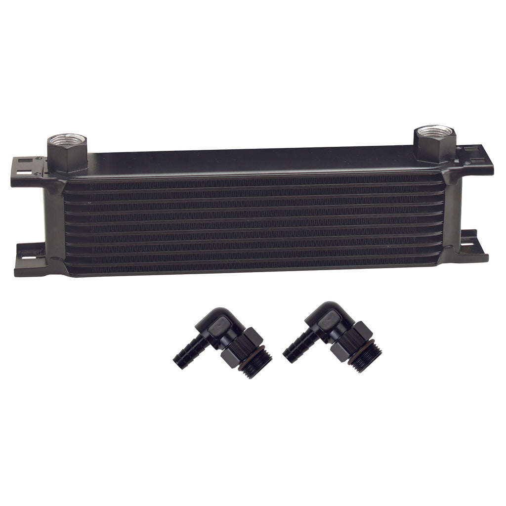 10-Row-Series-10000-Stack-Plate-Oil-Fluid-Cooler,-90-Degree-Swivel--10An