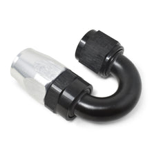 Load image into Gallery viewer, Performance--8-An-BlackSilver-180-Degree-Tight-Radius-Full-Flow-Swivel-Hose-End