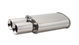 Vibrant 1040 STREETPOWER Oval Muffler w/ Dual 3.5