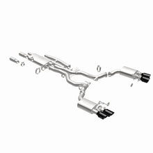 Load image into Gallery viewer, MagnaFlow Exhaust Products 19646 xMOD Series Black Chrome Tips Cat-Back System for Select Ford Mustang