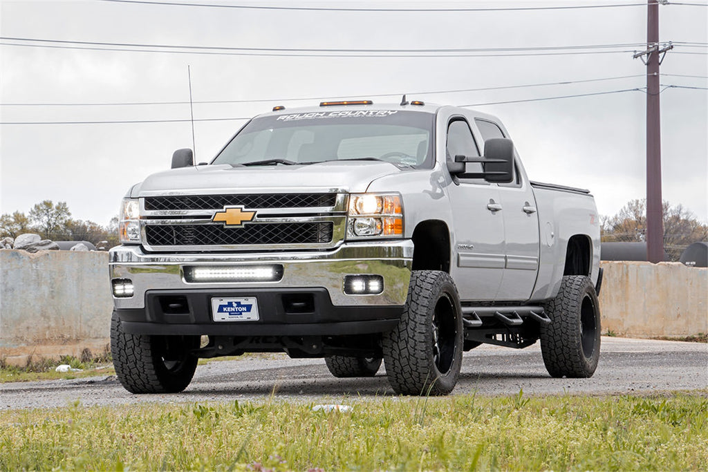 Rough Country 70628 Black Series LED Fog Light Kit for Select Chevrolet Silverado HD, Chevrolet Silverado HD