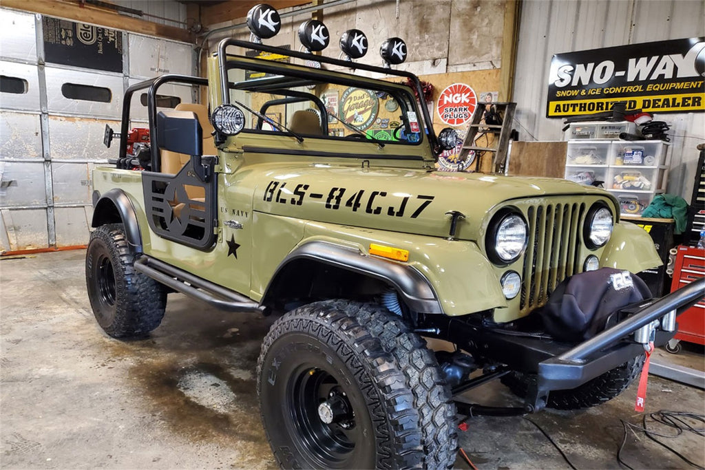 Rough Country 67530 Suspension Lift Kit w/Shocks for Select Jeep CJ5, Jeep CJ7, Jeep Scrambler