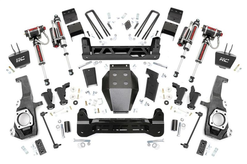 Rough Country 11055 Suspension Lift Kit w/Shocks for Select Chevrolet Silverado HD, Chevrolet Silverado HD, GMC Sierra HD
