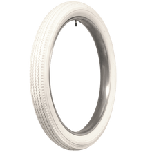 Load image into Gallery viewer, Coker 79225 28X3 (CL) COKER ZIGZAG/RIBD ALLWHITE for Select Cadillac Model A, Cadillac Model K, Ford Model AC, Ford Model C, Oldsmobile Model 6C, Oldsmobile Model B