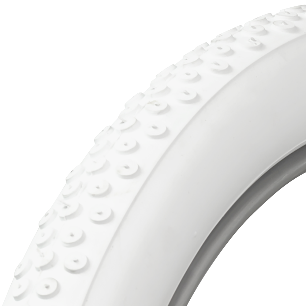 Coker 74690 26X3 (CL) COKER BUTTON TREAD ALL-WHITE