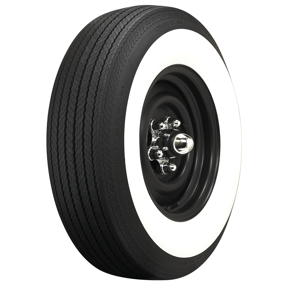 Coker 54667 E78-14 COKER 2 3/8" WW for Select American Motors Ambassador, American Motors Javelin, American Motors Matador, American Motors Pacer, Buick Apollo, Buick Skylark, Chevrolet Camaro, Chevrolet Chevelle, Chevrolet G10 Van, Chevrolet Nova, Dodge