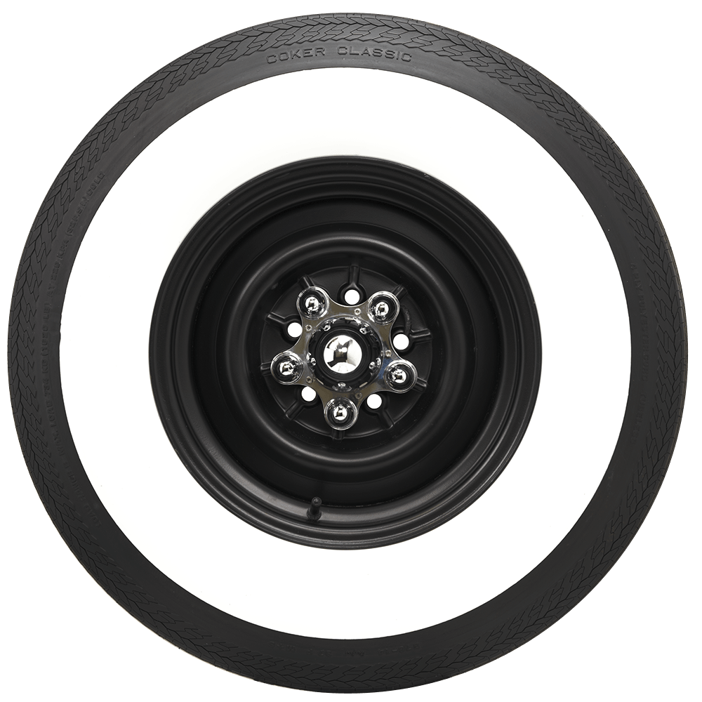 Coker 55500 H78-14 COKER 2 1/2" WW for Select American Motors Ambassador, American Motors Matador, Buick Century, Buick Regal, Buick Skylark, Buick Sportwagon, Chevrolet Chevelle, Dodge Charger, Dodge Coronet, Ford Gran Torino, Ford LTD II, Ford