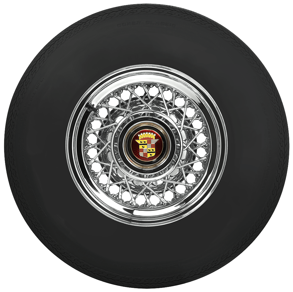 Coker 62925 L78-15 COKER BLACK for Select Buick Estate Wagon, Chevrolet Blazer, Chevrolet C10, Chevrolet C10 Pickup, Chevrolet C10 Suburban, Chevrolet Caprice, Chevrolet Impala, Chevrolet K10, Chevrolet K10 Pickup, Chevrolet K10 Suburban, Chrysler Town &