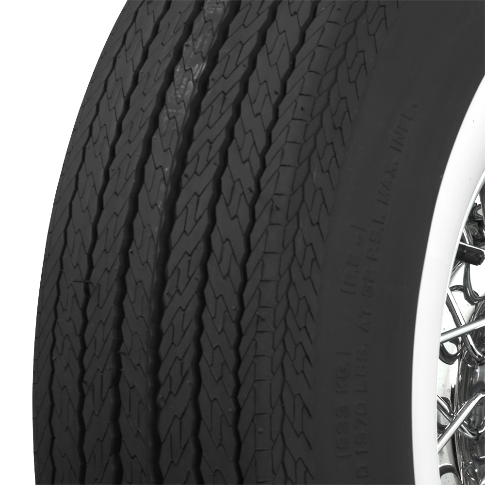Coker 62803 G78-15 COKER 3 1/4" WW for Select Checker Marathon, Chevrolet Bel Air, Chevrolet Biscayne, Chevrolet Blazer, Chevrolet C10, Chevrolet C10 Pickup, Chevrolet C10 Suburban, Chevrolet Caprice, Chevrolet G10, Chevrolet G20 Van, Chevrolet Impala,