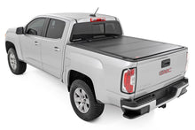Load image into Gallery viewer, Rough Country 49120500 Hard Tri-Fold Tonneau Bed Cover for Select Chevrolet Colorado, GMC Canyon