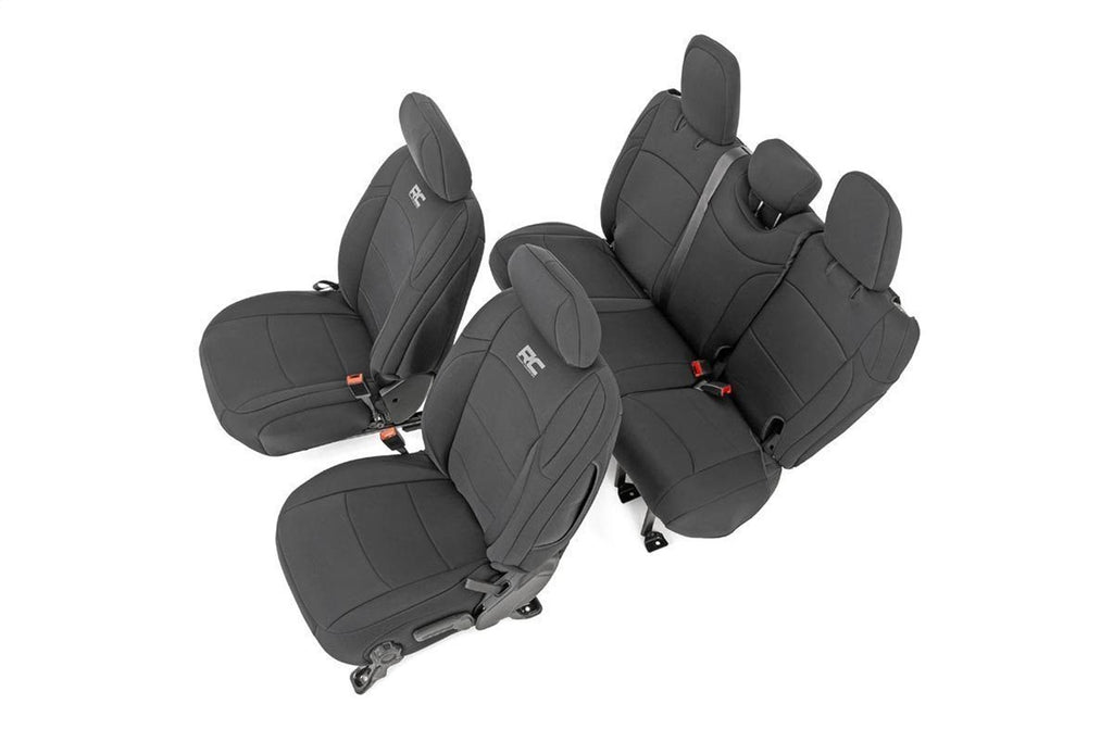 Rough Country 91012 Seat Cover Set for Select Jeep Wrangler