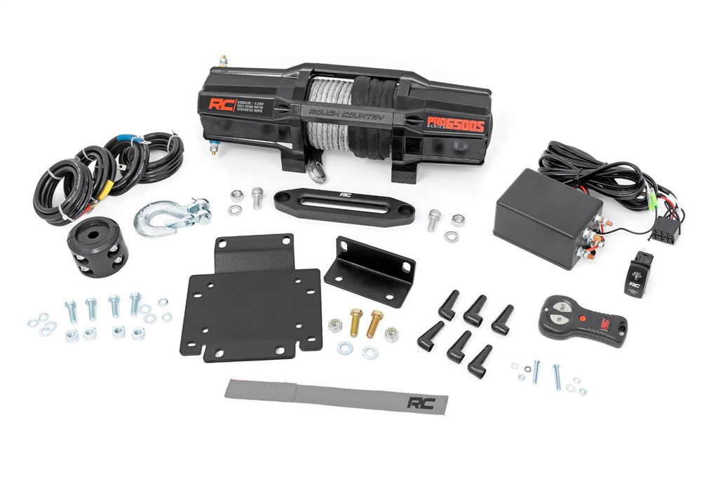 Rough Country 92092 Winch Mount System for Select Honda SXS1000M3 Pioneer 1000, Honda SXS1000M3 Pioneer Deluxe, Honda SXS1000M3 Pioneer EPS, Honda SXS1000M3 Pioneer Forest, Honda SXS1000M3 Pioneer Limited Edition, Honda SXS1000M3 Pioneer Special Edition,