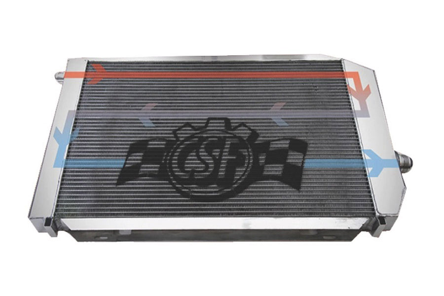 CSF Cooling - Racing & High Performance Division 8131B BMW F3X/F2X B58/B48 Triple-Pass Heat Exchanger w/ Rock Guard - Black for Select BMW 230i, BMW 230i xDrive, BMW 330e, BMW 330i, BMW 330i GT xDrive, BMW 330i xDrive, BMW 340i, BMW 340i GT xDrive, BMW