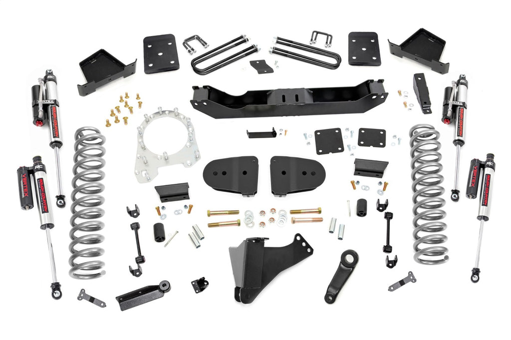 Rough Country 43850 Suspension Lift Kit w/Shocks for Select Ford F-250 Super Duty, Ford F-350 Super Duty