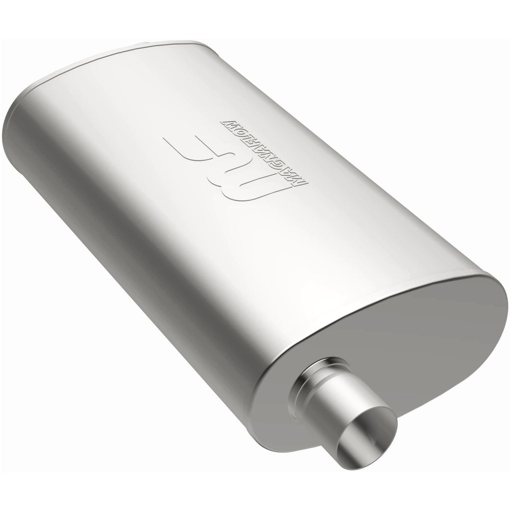 MagnaFlow Exhaust Products 14263 Straight-Through Performance Muffler; 2.5in. Offset/Offset; 5x18x8 Body