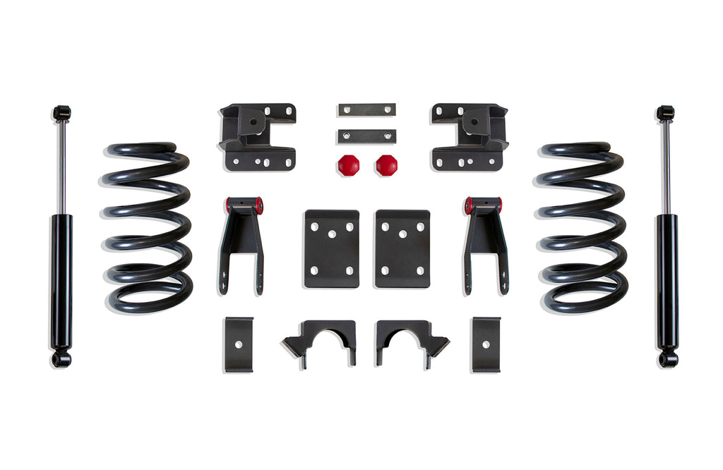 0713-SilvSierra-1500ExtCrew-24Wd-24In-Lowering-Kit-And-Flip-Kit-WRear-Shocks(Coil)