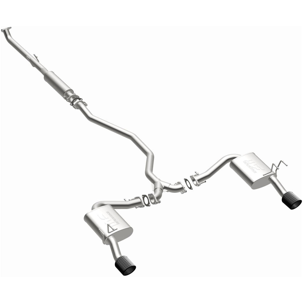 MagnaFlow Exhaust Products 19612 NEO Series Carbon Fiber Tips Cat-Back System for Select Honda Civic