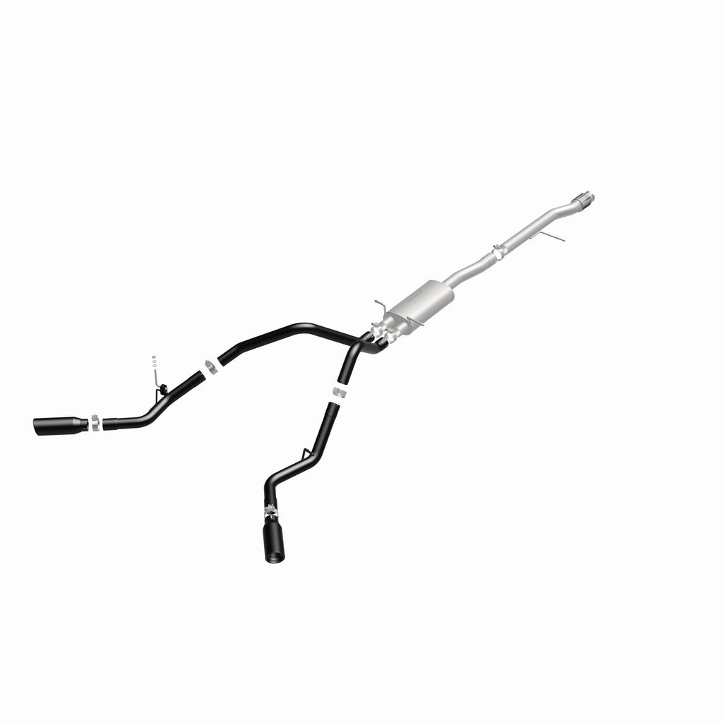 MagnaFlow Exhaust Products 15360 Street Series Black Coated Cat-Back System for Select Chevrolet Silverado 1500, Chevrolet Silverado LD, GMC Sierra 1500, GMC Sierra Limited