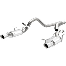 Load image into Gallery viewer, MagnaFlow Exhaust Products 15589 Street Series Polished Cat-Back System for Select Ford Mustang