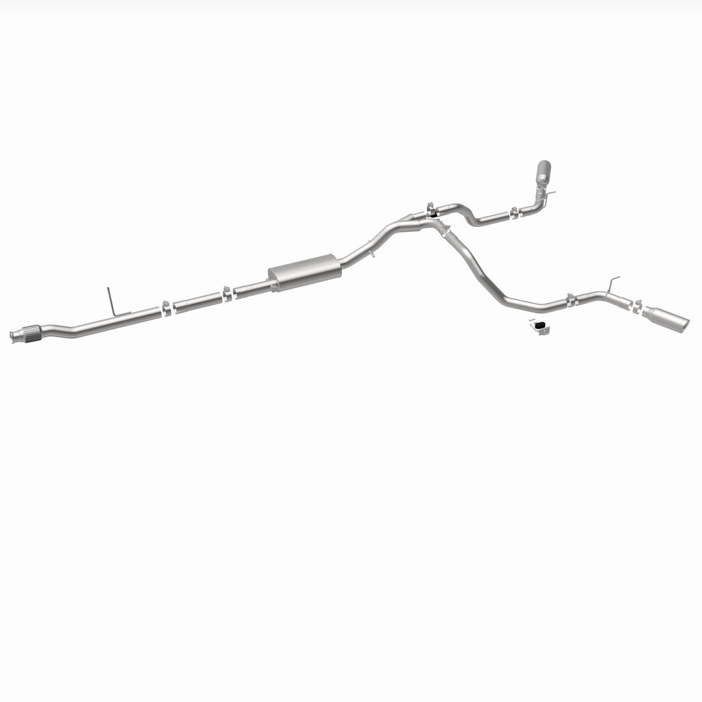 MagnaFlow Exhaust Products 19473 Street Series Polished Cat-Back System for Select Chevrolet Silverado 1500, Chevrolet Silverado LTD, GMC Sierra 1500, GMC Sierra Limited