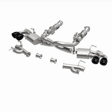 Load image into Gallery viewer, MagnaFlow Exhaust Products 19545 xMOD Series Black Chrome Tips Cat-Back System for Select Chevrolet Corvette
