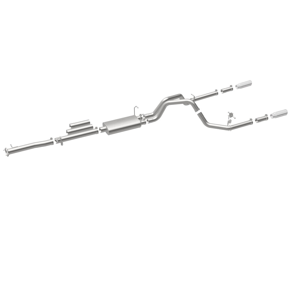 MagnaFlow Exhaust Products 19027 Street Series Polished Cat-Back System for Select Chevrolet Silverado HD, Chevrolet Silverado HD, GMC Sierra HD, GMC Sierra HD