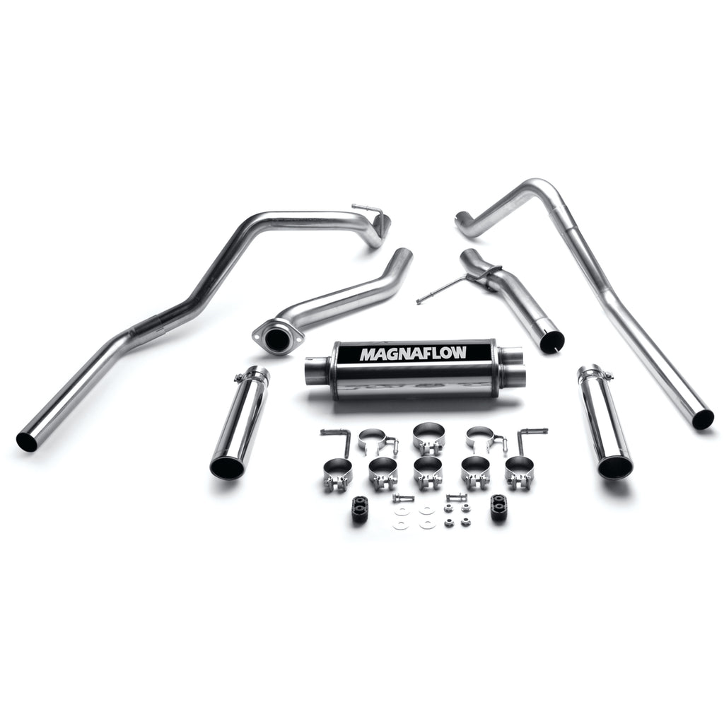 MagnaFlow Exhaust Products 15754 Street Series Polished Cat-Back System for Select Chevrolet Silverado 1500, GMC Sierra