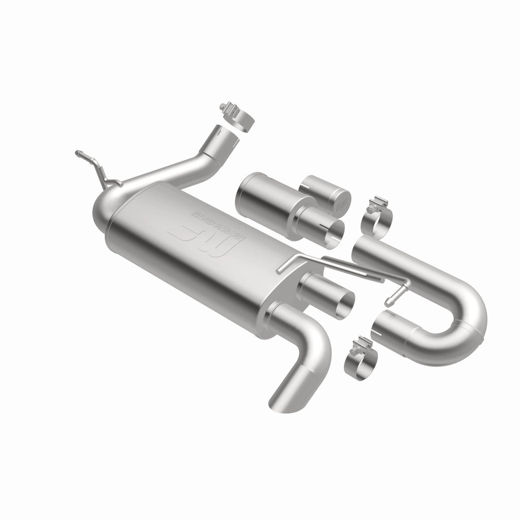 MagnaFlow Exhaust Products 19668 Overland Series Axle Back System for Select Jeep Wrangler, Jeep Wrangler JK