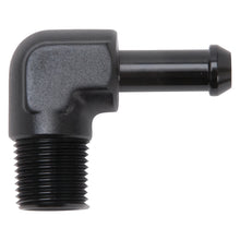 Load image into Gallery viewer, Hose-End-90-Deg-38In-Npt-To-38In-Barb-Black-Anodize