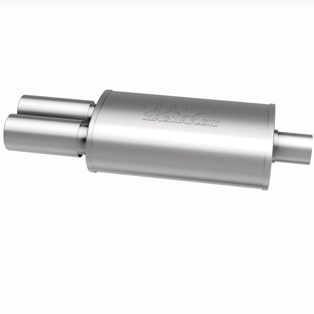 MagnaFlow Exhaust Products 14815 Straight-Through Performance Muffler; 2.25/3.125in. Center/Dual; 5x14x8 Body