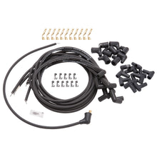 Load image into Gallery viewer, Spark-Plug-Wire-Set-Universal-90-Deg-Boots-500-Ohm-Resistance-8-65Mm-Black-Wire-(Set-Of-9)
