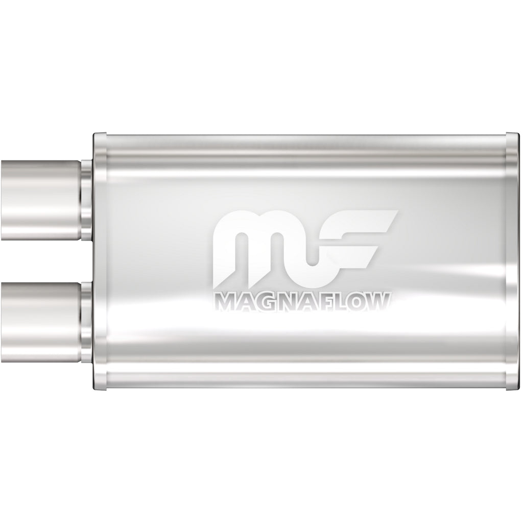 MagnaFlow Exhaust Products 14210 Straight-Through Performance Muffler; 2.5in. Offset Same End; 5x14x8 Body