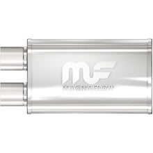 Load image into Gallery viewer, MagnaFlow Exhaust Products 14210 Straight-Through Performance Muffler; 2.5in. Offset Same End; 5x14x8 Body