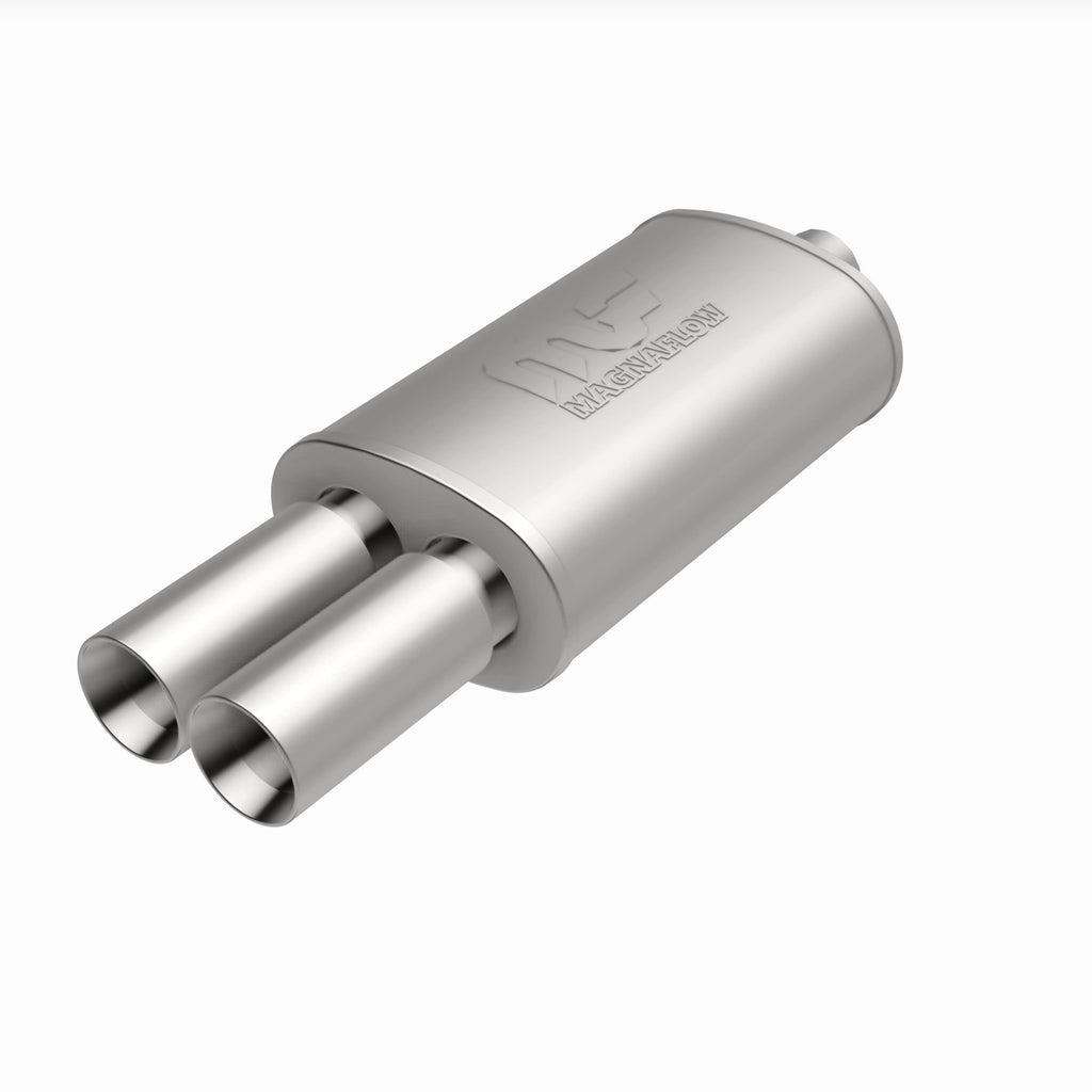 MagnaFlow Exhaust Products 14815 Straight-Through Performance Muffler; 2.25/3.125in. Center/Dual; 5x14x8 Body