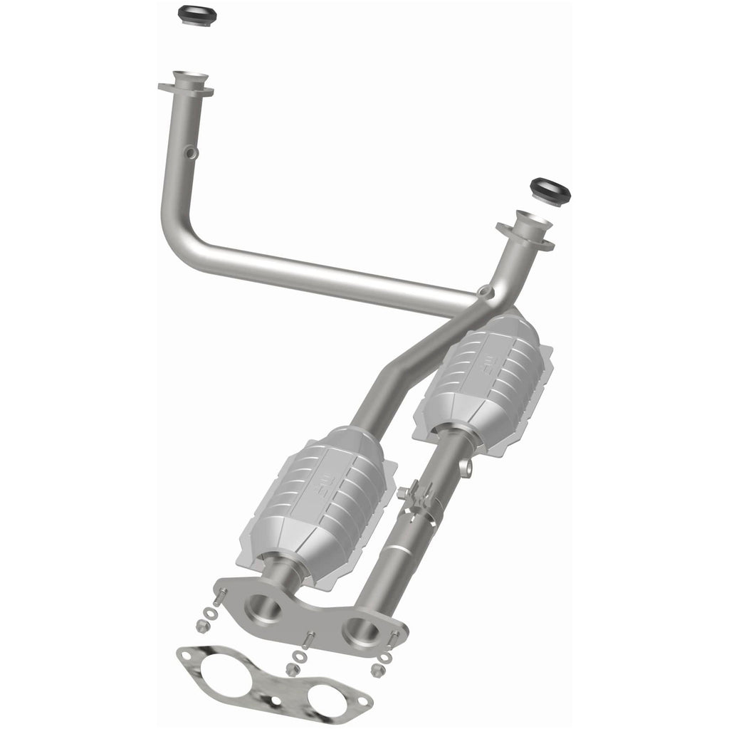 MagnaFlow Exhaust Products 23453 HM Grade Direct-Fit Catalytic Converter for Select Cadillac Escalade, Chevrolet C1500, Chevrolet C1500 Suburban, Chevrolet C2500, Chevrolet K1500, Chevrolet K1500 Suburban, Chevrolet Tahoe, GMC C1500, GMC C1500 Suburban,