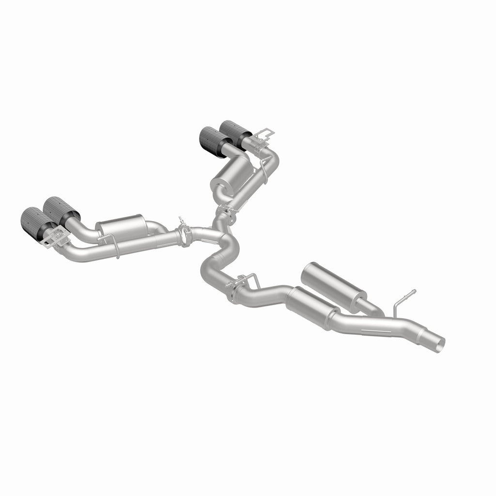 MagnaFlow Exhaust Products 19617 NEO Series Carbon Fiber Tips Cat-Back System for Select Volkswagen Golf R