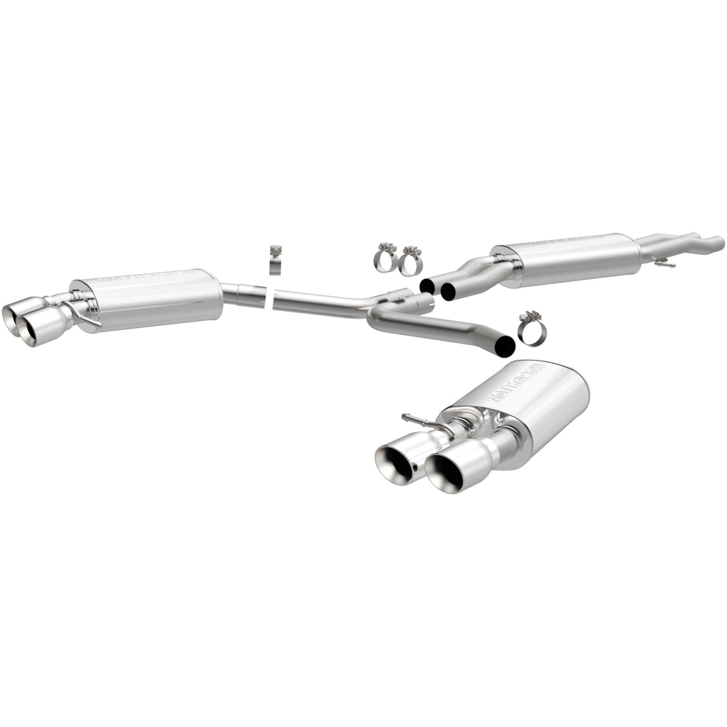 MagnaFlow Exhaust Products 15599 Touring Series Polished Cat-Back System for Select Audi S4