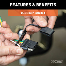 Load image into Gallery viewer, CURT 55302 Custom Wiring Harness; 4-Way Flat Output; Select Ford Bronco - Truck Part Superstore
