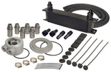 Derale 15605 10 Row Series 10000 Stack Plate Universal Engine Oil Cooler Kit Sandwich Adapter