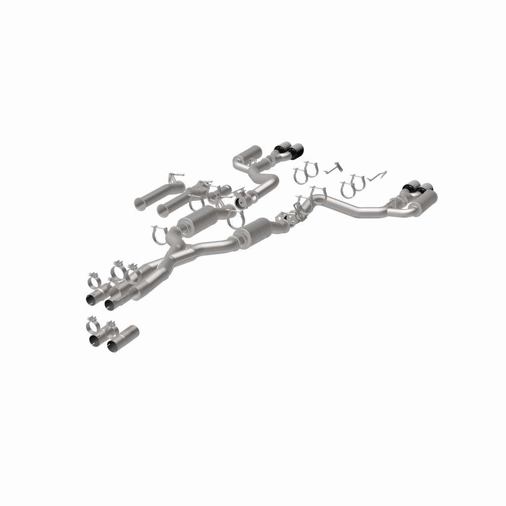 MagnaFlow Exhaust Products 19536 xMOD Series Carbon Fiber Tips Cat-Back System for Select Dodge Challenger