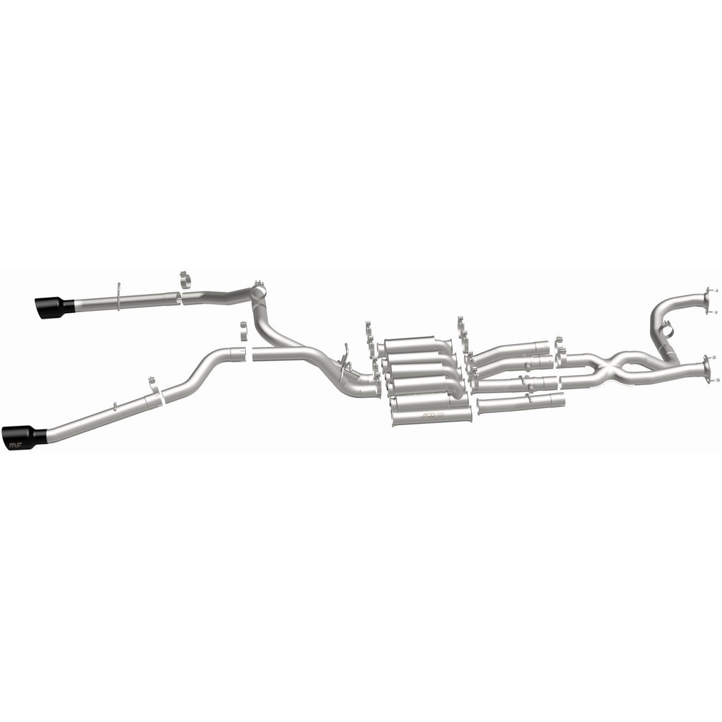 MagnaFlow Exhaust Products 19691 xMOD Series Black Chrome Tips Cat-Back System for Select Ram