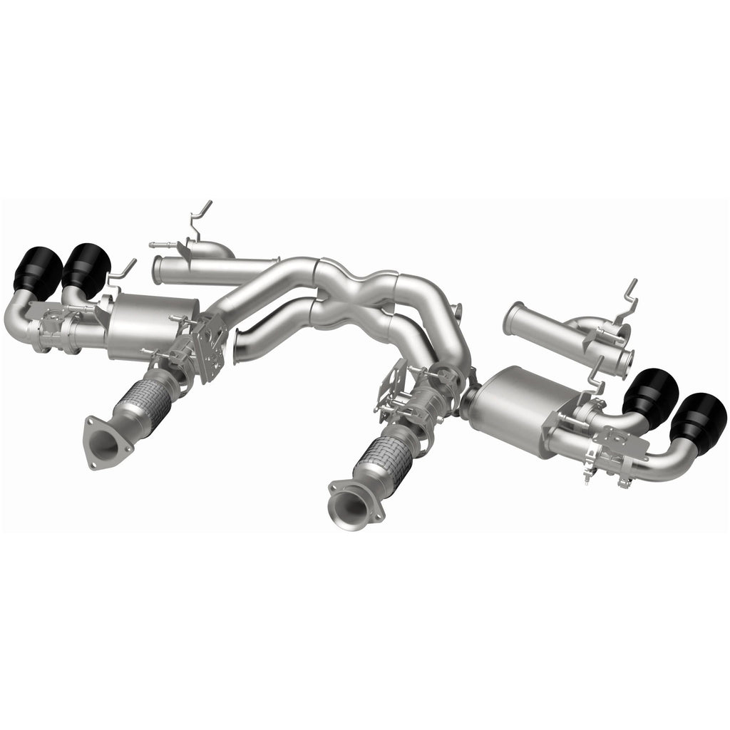 MagnaFlow Exhaust Products 19545 xMOD Series Black Chrome Tips Cat-Back System for Select Chevrolet Corvette