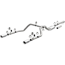 Load image into Gallery viewer, MagnaFlow Exhaust Products 19471 Street Series Polished Cat-Back System for Select Chevrolet Silverado 1500, Chevrolet Silverado LTD, GMC Sierra 1500, GMC Sierra Limited
