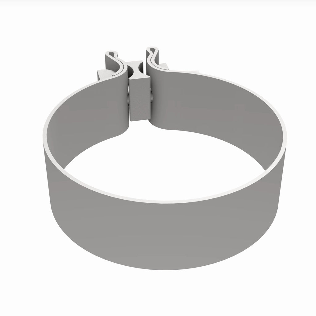 MagnaFlow Exhaust Products 10165 10 pk - Lap Joint Band Clamp - 3.50in.